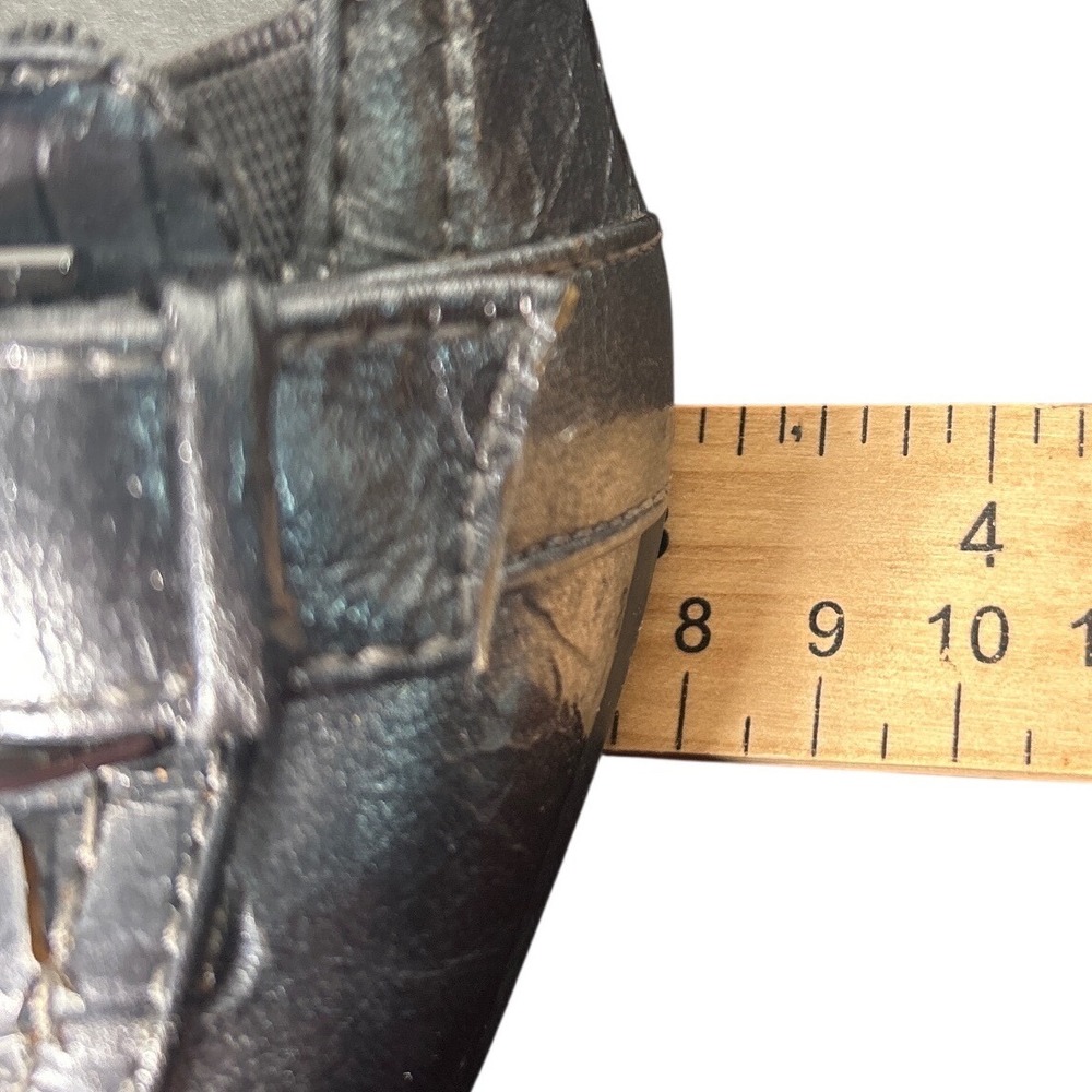 LifeStride Dione Tunderstorm Metallic Croc Buckle Loafers A2492S1900 Womens 7M - Picture 8 of 8